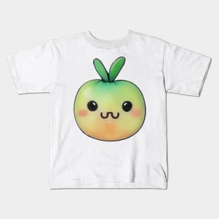 Smirking apple Kids T-Shirt